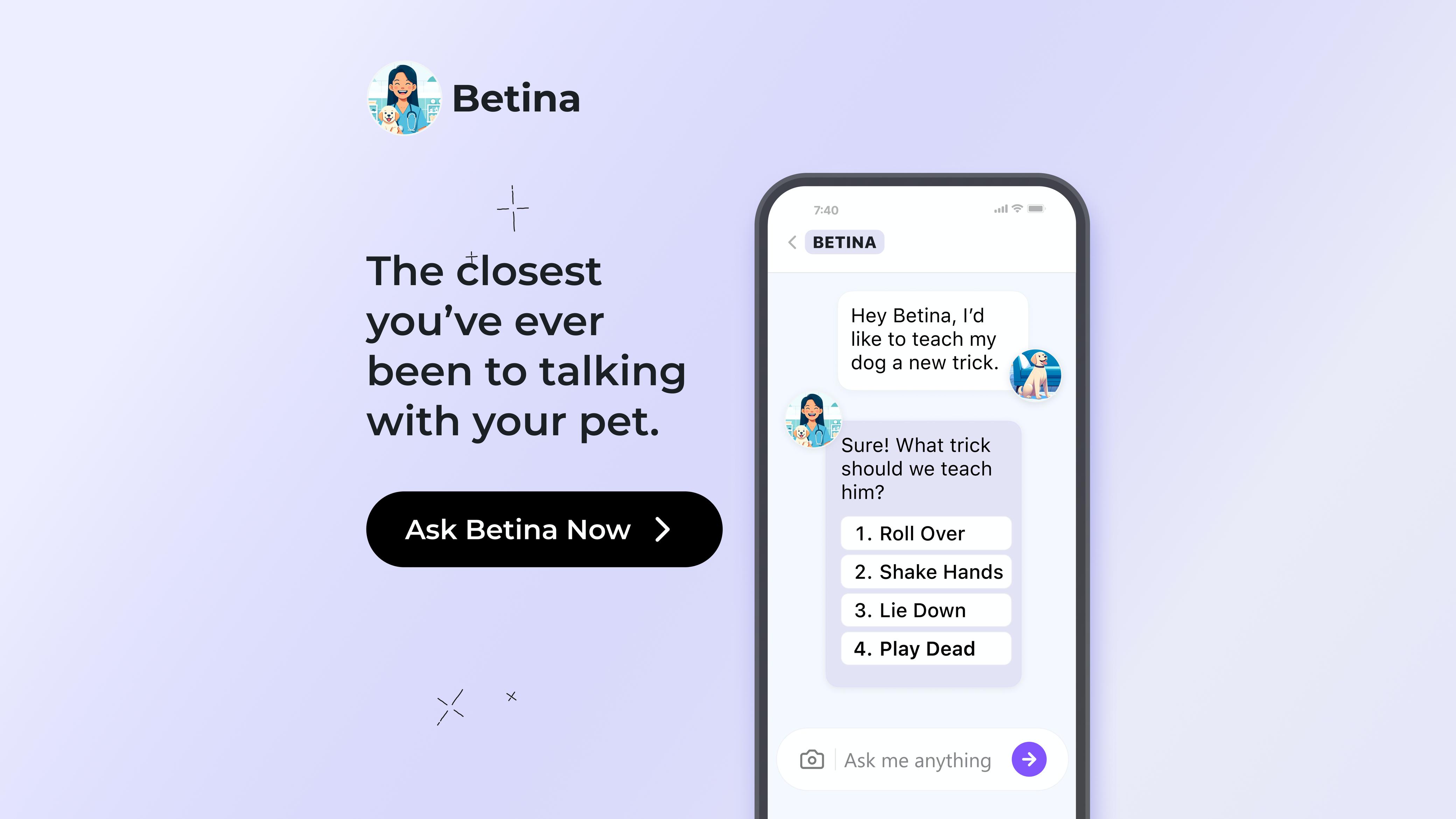 Betina: Your AI Pet Care Specialist - Expert Advice 24/7