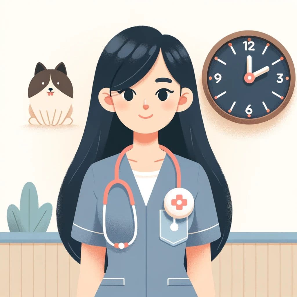 a girl training her dog