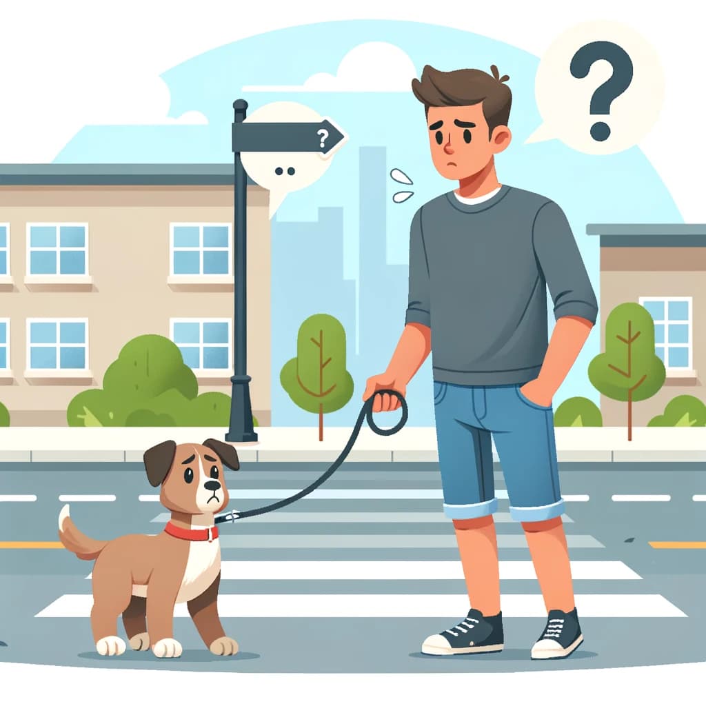 a girl training her dog